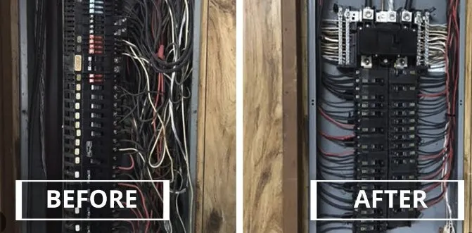 Reliable electrician providing panel upgrade in ,