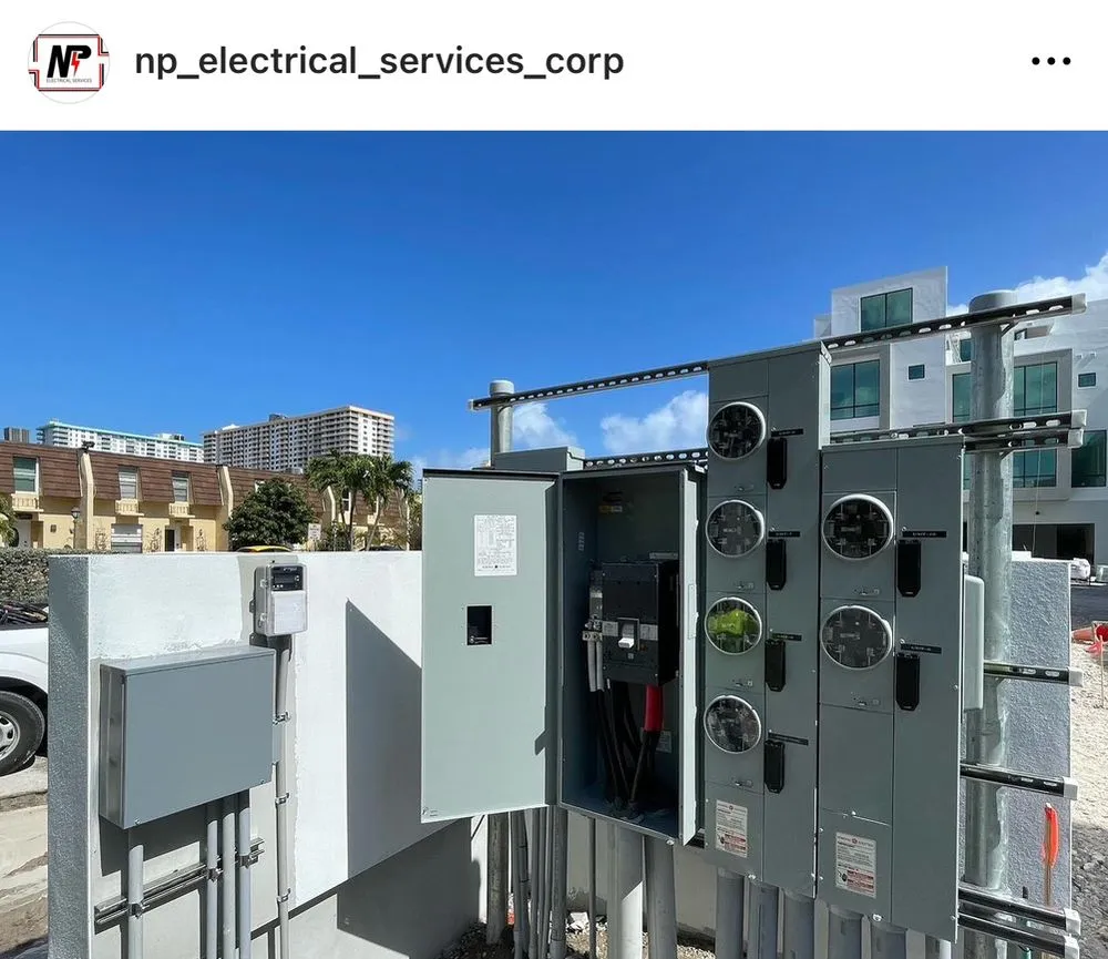 Slide of NP Electrical Services