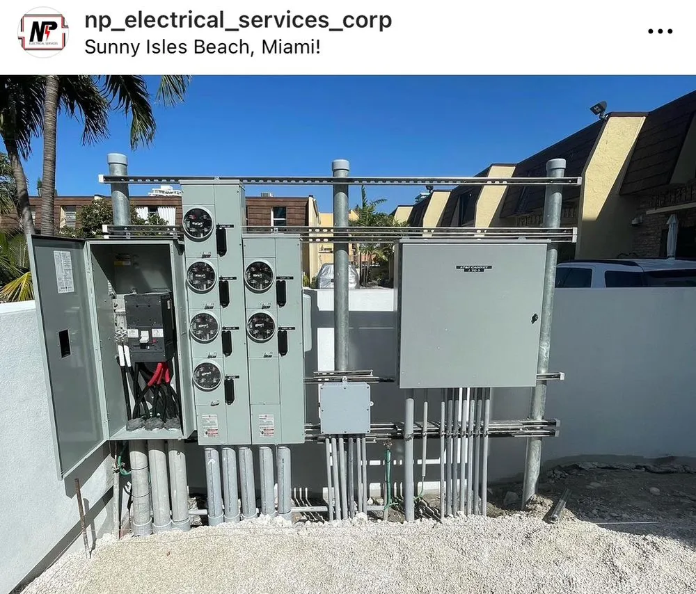 Slide of NP Electrical Services
