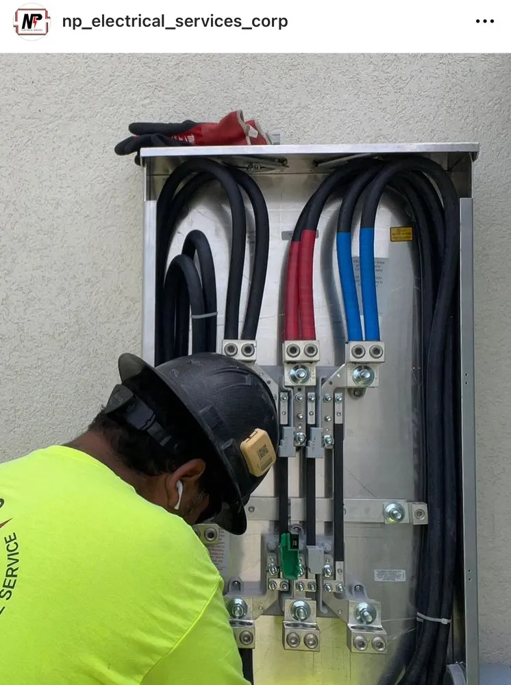 Slide of NP Electrical Services