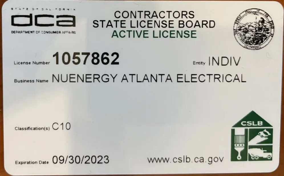 Slide of Nuenergy Electrical