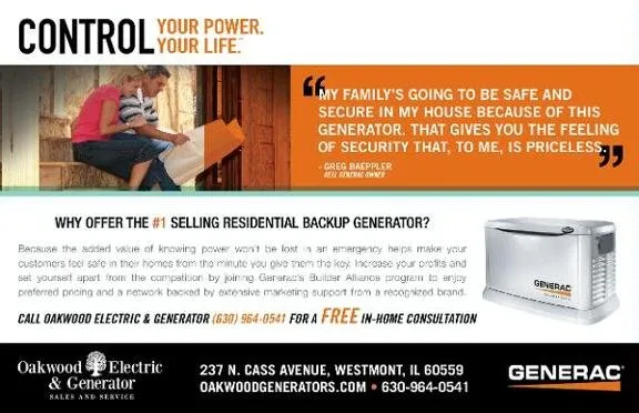 Slide of Oakwood Electric & Generator