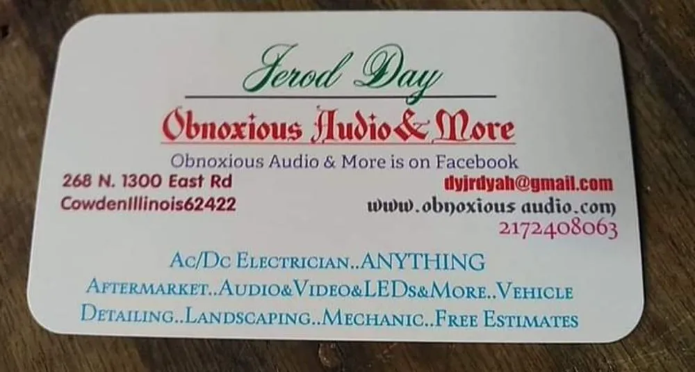 Certified wiring installation service in Cowden, IL - Obnoxious Audio & More