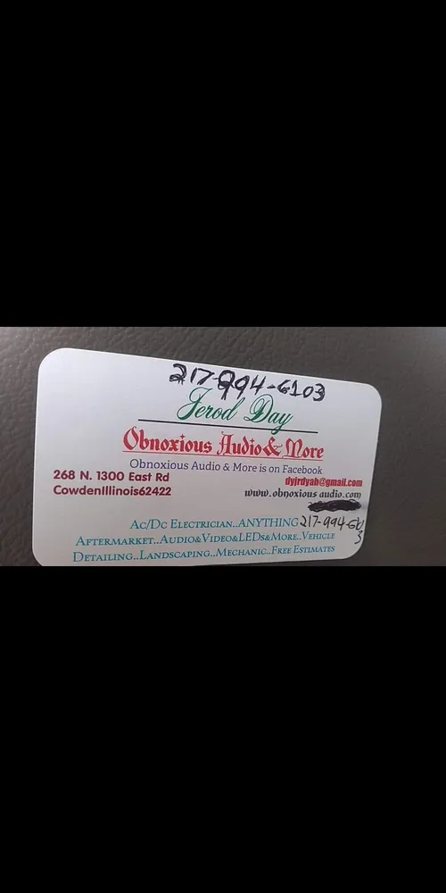 Affordable lighting installation experts serving Cowden, IL - Obnoxious Audio & More