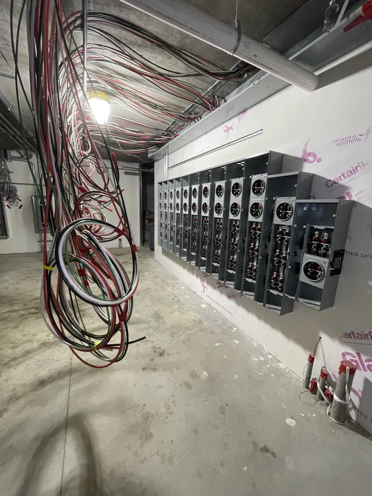 Affordable electrical service for homes in lighting installation, by