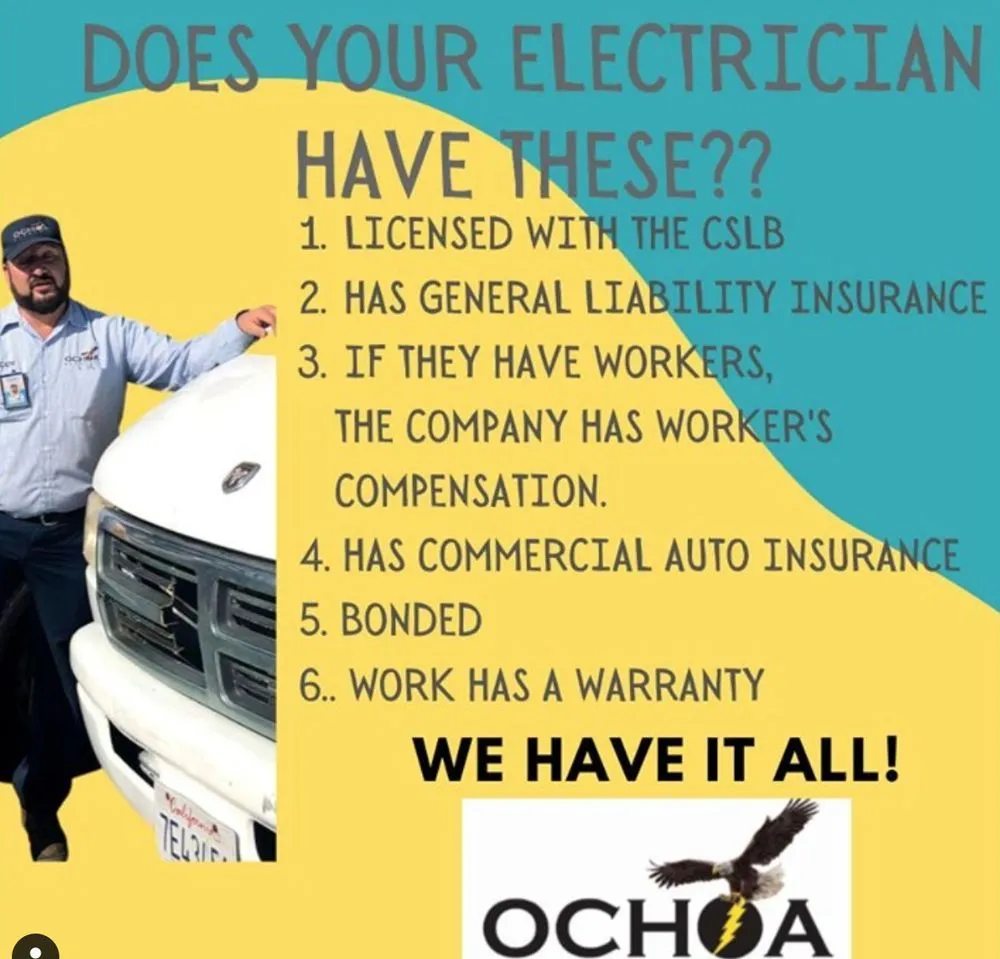 Slide of Ochoa Electric North County