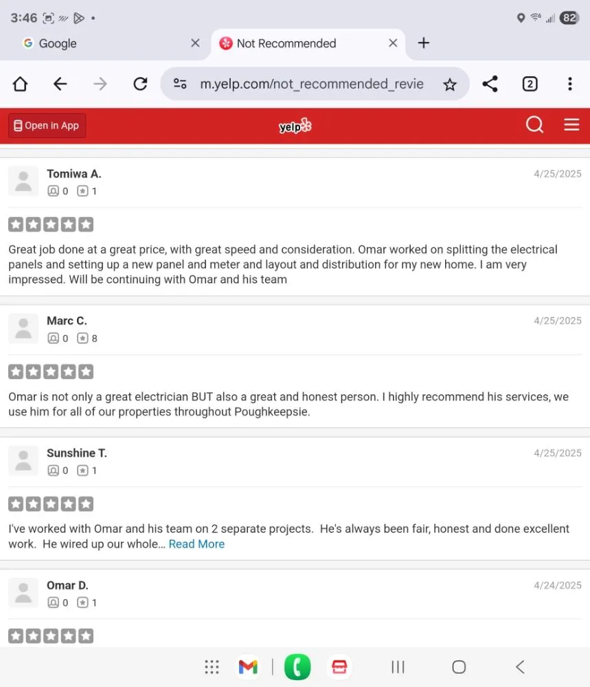 Slide of Ohms Electrical