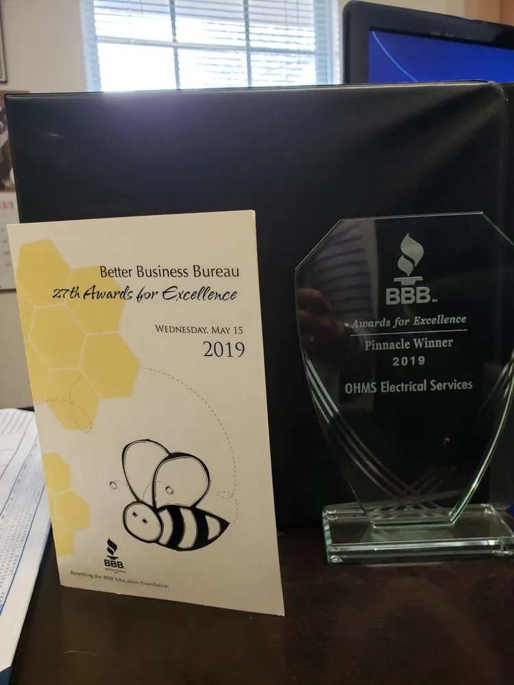 Slide of OHMS Electrical Services