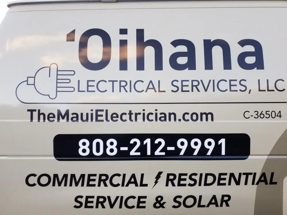 Slide of Oihana Electrical Services
