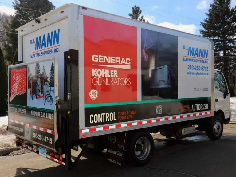 Slide of O.J. Mann Electric Services