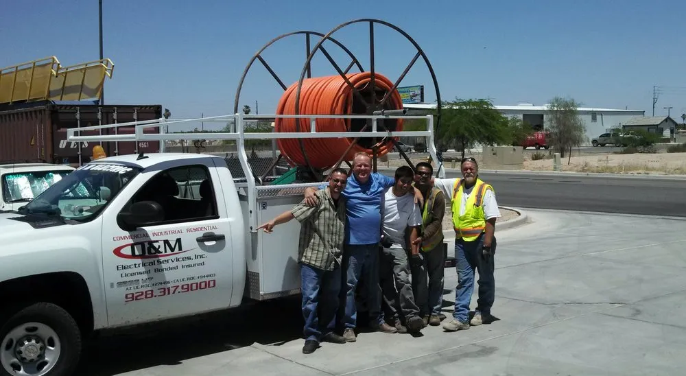 Slide of O&M Electrical Services