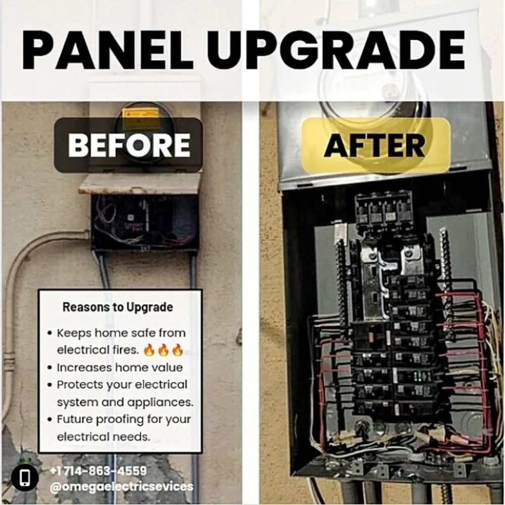 Slide of Omega Electric Services