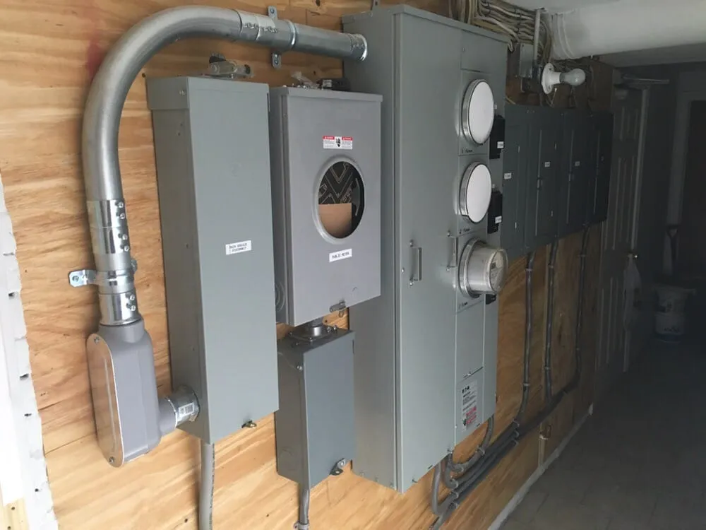 Professional electrician providing panel upgrade in West Newton, MA - On Call Electric