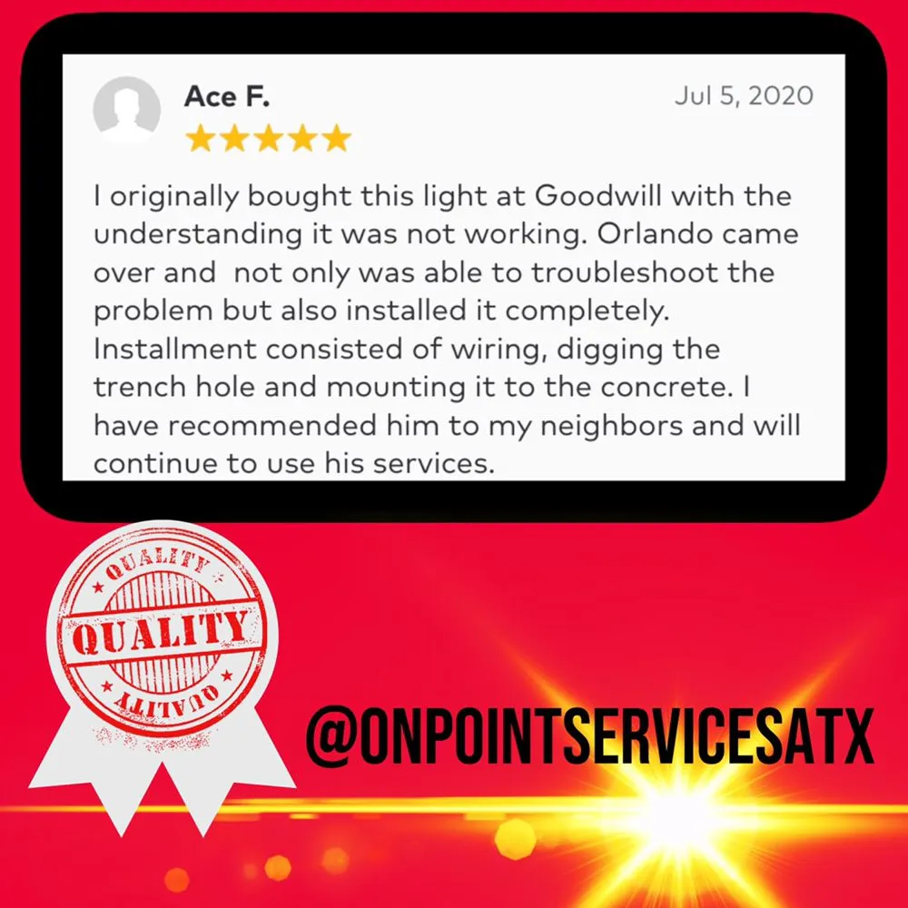 Slide of On Point Commercial and Residential Services