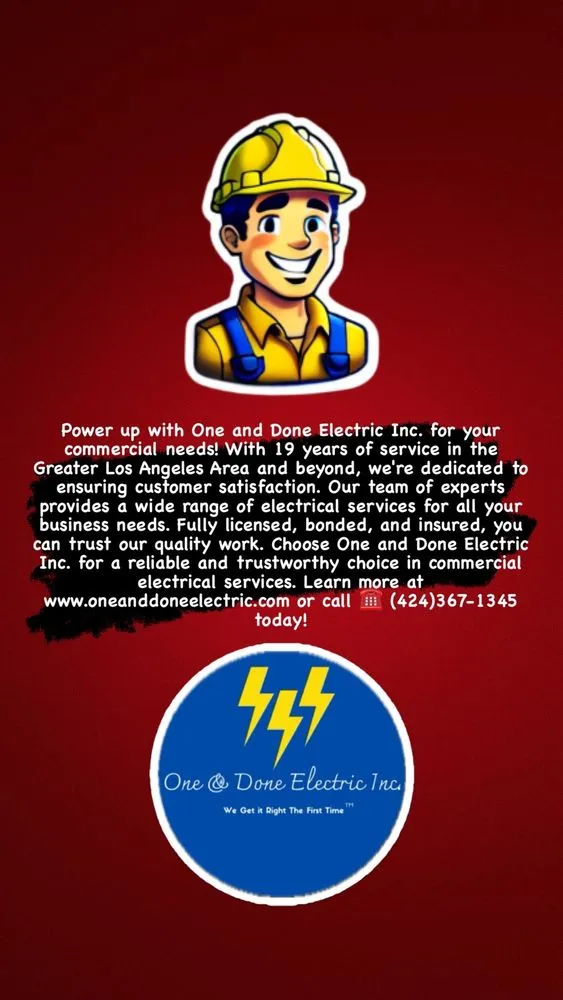 Slide of One & Done Electric