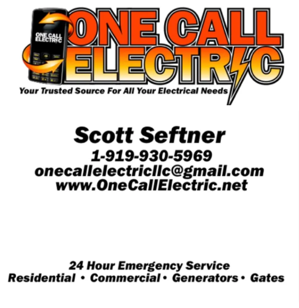 Slide of One Call Electric