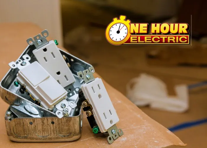 Trusted outlet and switch repair in ,  by One Hour Electric