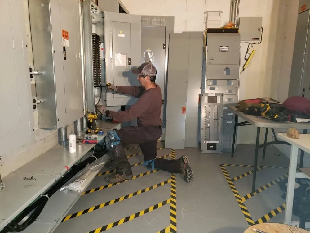 Expert electrician providing lighting installation in Mount Sunapee, NH - Onpoint Energy Solutions