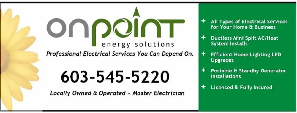 Certified electrical repair in Mount Sunapee, NH by Onpoint Energy Solutions
