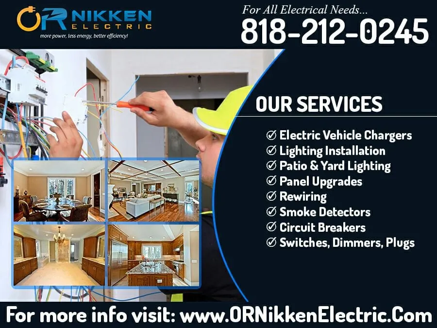 Expert panel upgrade service in Tarzana, CA - OR Nikken Electric