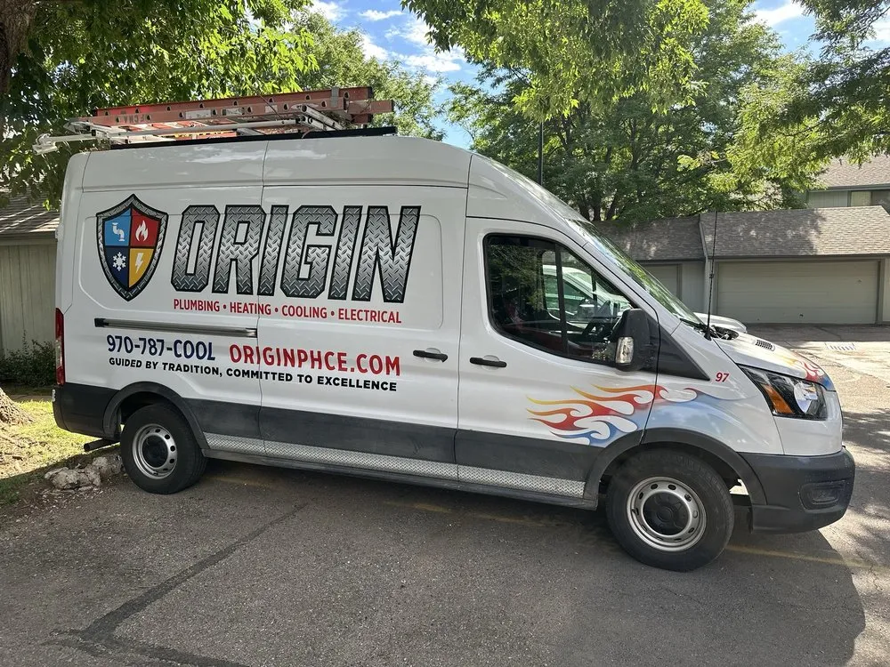 Slide of Origin Plumbing * Heating * Cooling * Electrical - Fort Collins