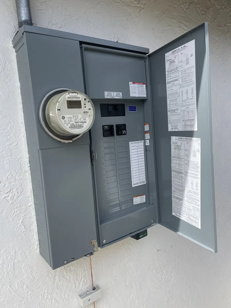 Expert electrician providing panel upgrade in , 