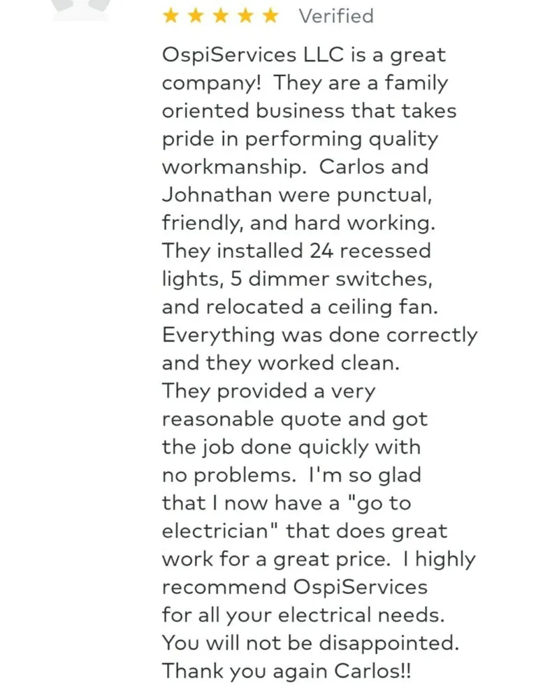 Slide of Ospiservices