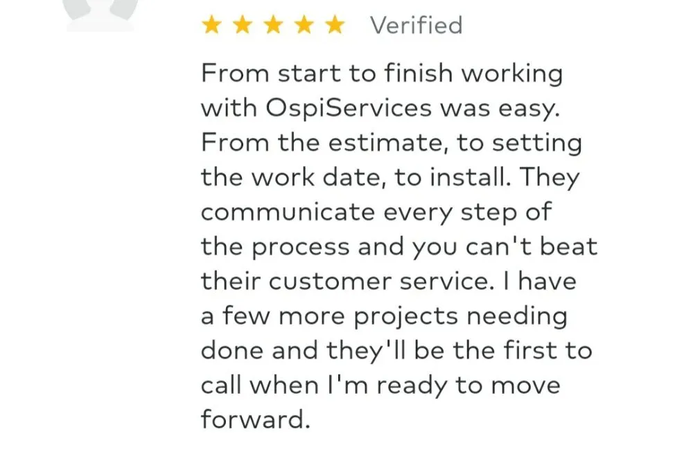 Slide of Ospiservices