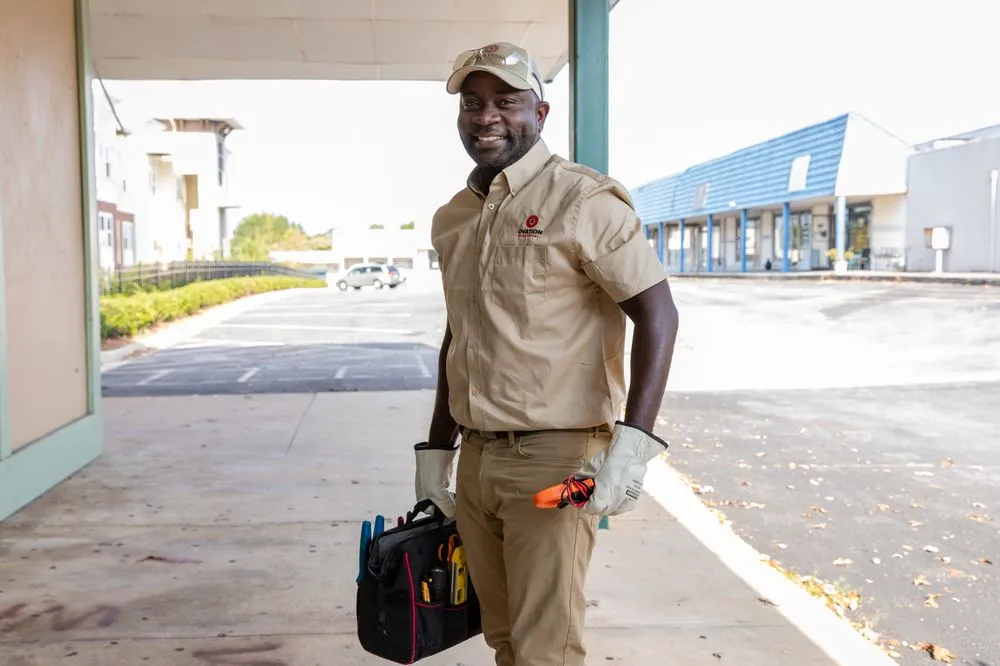 Licensed electrician providing lighting installation in ,