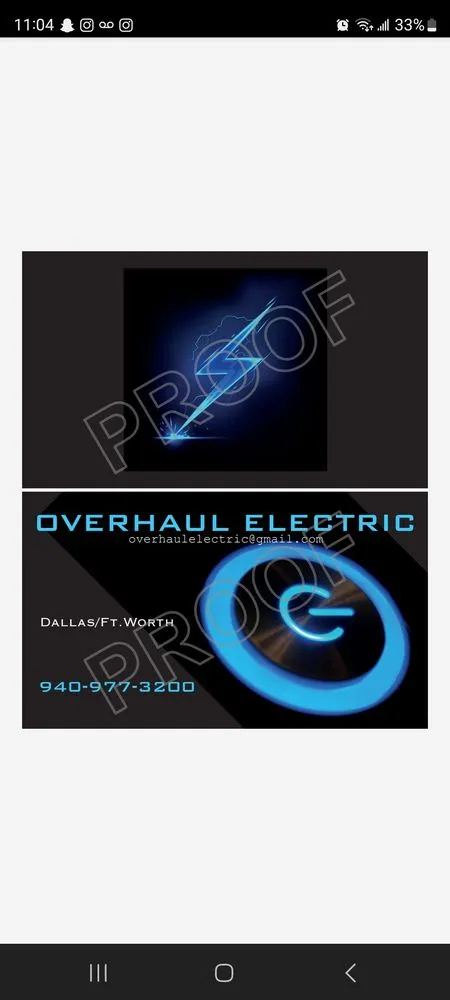 Slide of Overhaul Electric