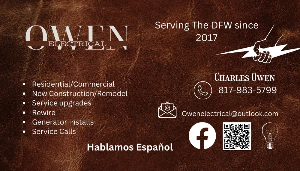 Slide of Owen Electrical