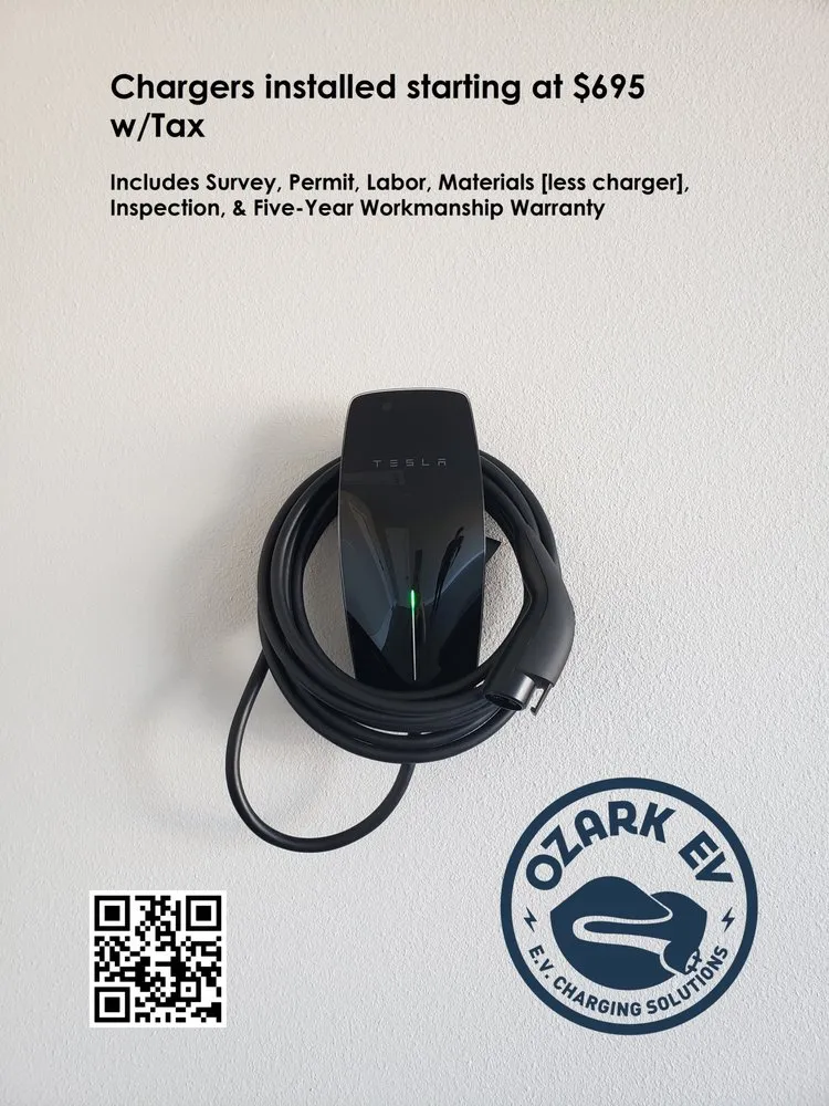 Slide of Ozark Electric Vehicle Charging Solutions