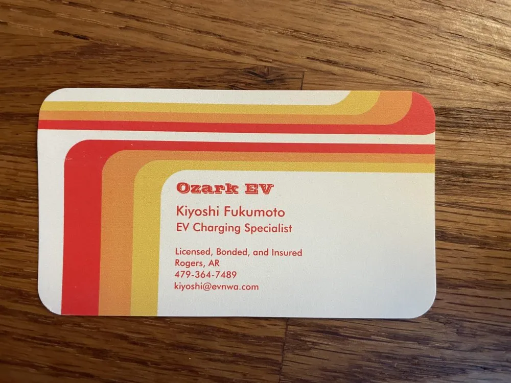 Slide of Ozark Electric Vehicle Charging Solutions