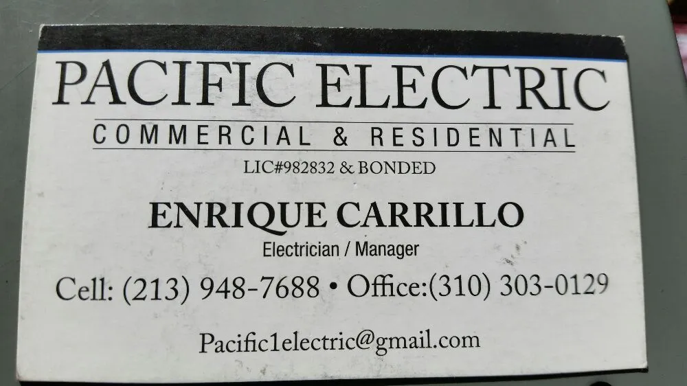 Slide of Pacific Electric