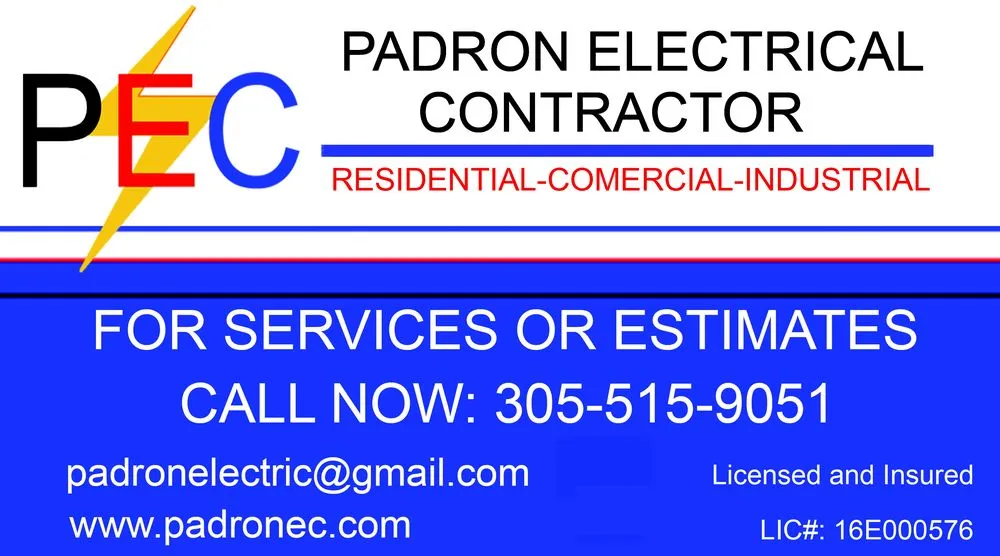 Slide of Padron Electrical Contractor