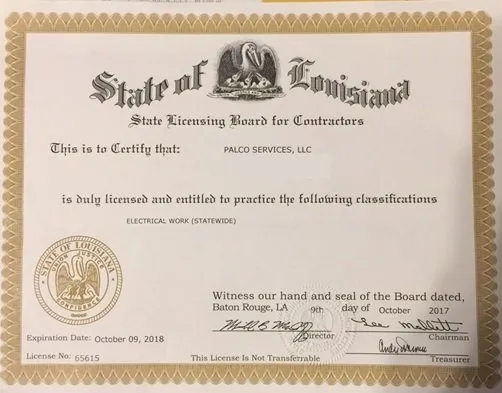 Slide of Palco Services