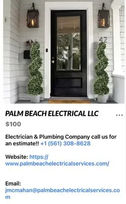Palm Beach Electrical Services Logo