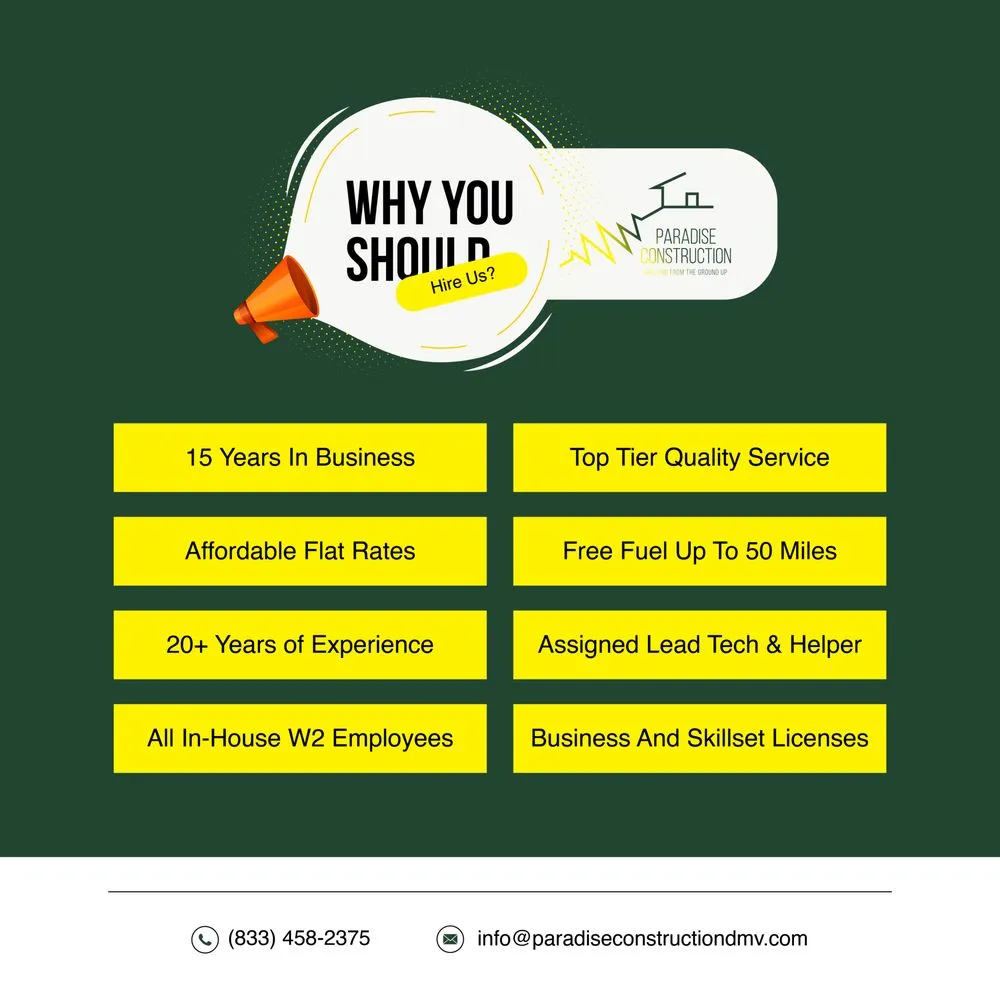 Slide of Paradise Construction