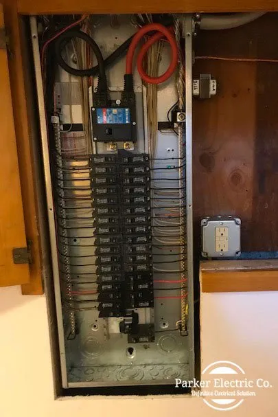 Slide of Parker Electric Company