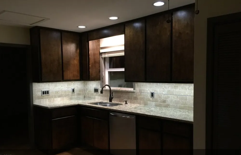 Professional lighting installation in , by Parker Electric