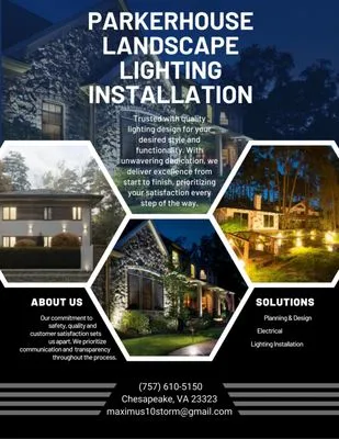 Parkerhouse Landscape Lighting Installation