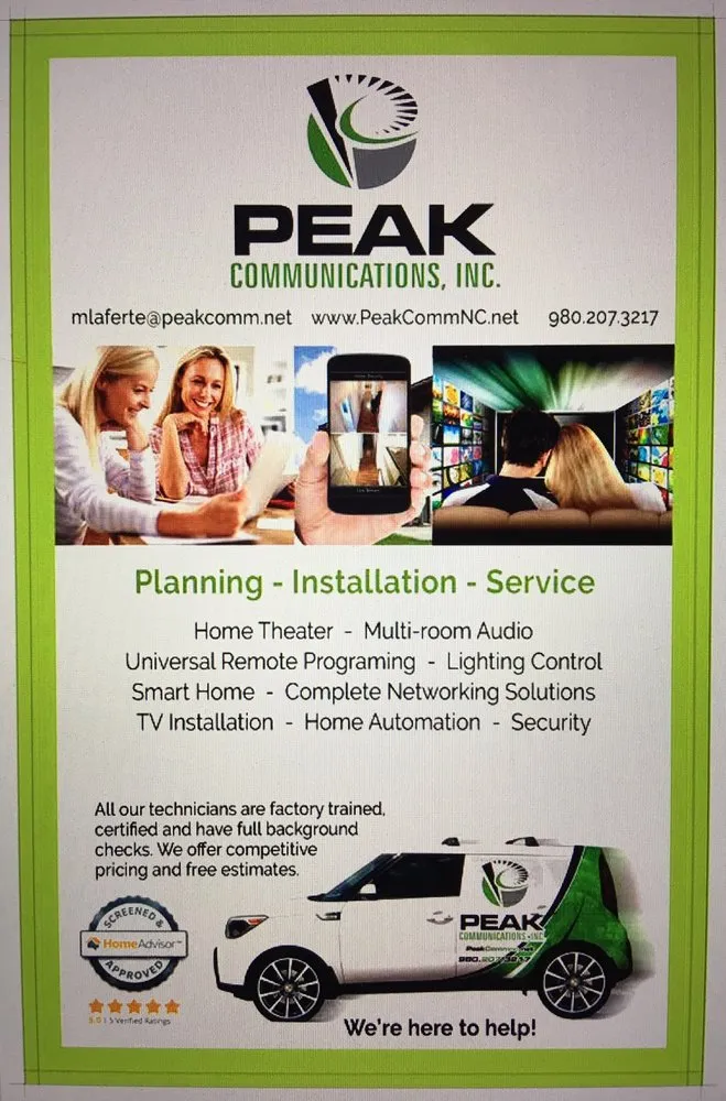 Slide of Peak Communications