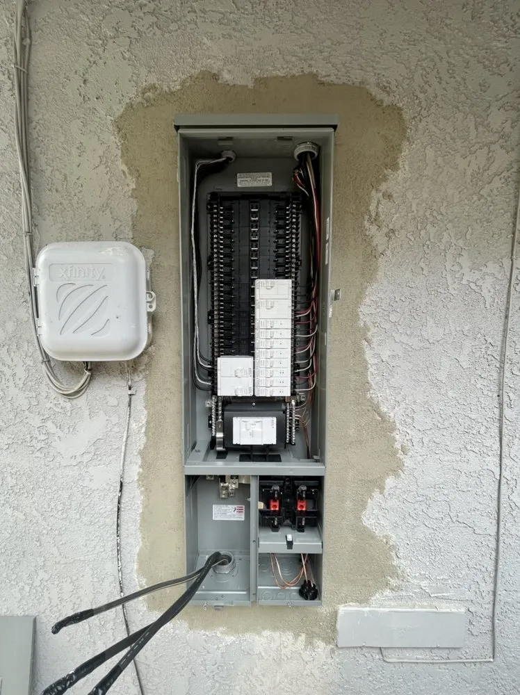 Reliable electrician providing panel upgrade in , 