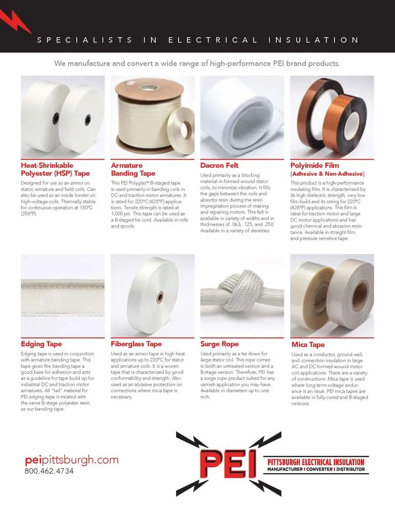 Slide of PEI - Pittsburgh Electrical Insulation