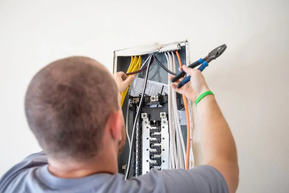 Professional electrician providing outlet and switch repair in Theriot, LA - Pelican Electrical Services