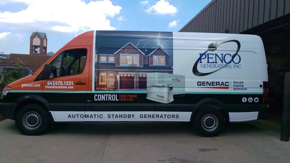 Slide of Penco Electric & Generators