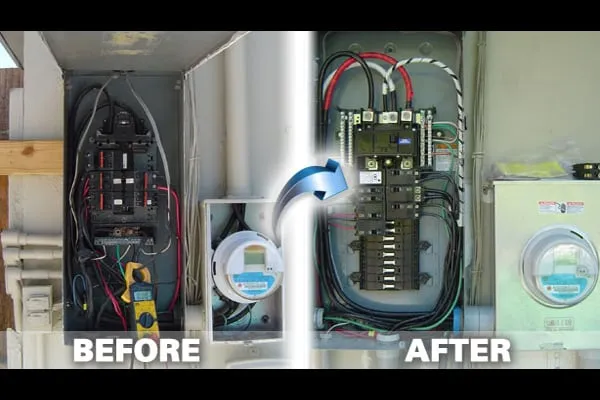 Licensed electrical service for homes in wiring installation,  by 