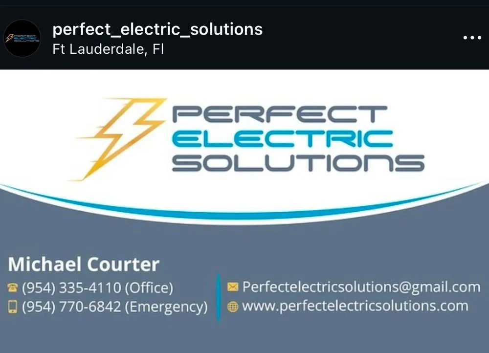 Slide of Perfect Electrical Solutions