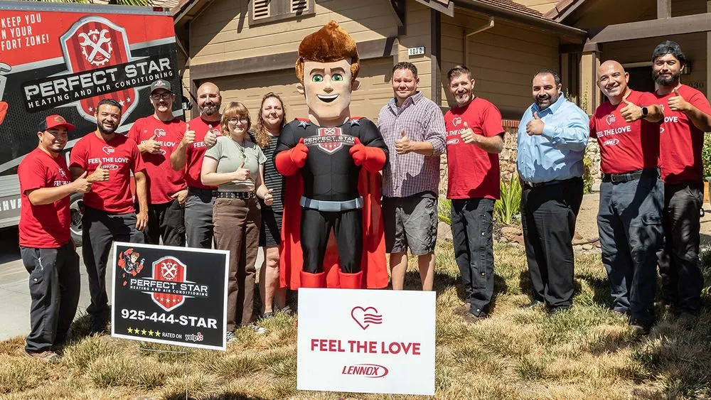 Slide of Perfect Star Heating, Cooling, & Electrical