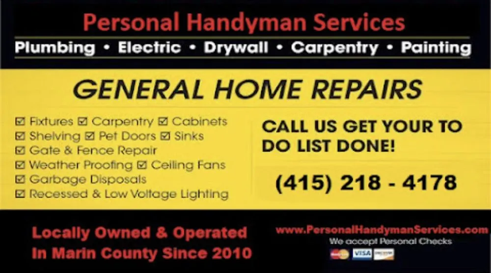Slide of Personal Handyman Services